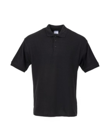 Polo mixte noir L