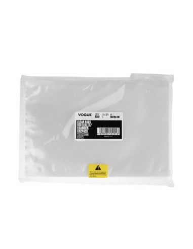 Sacs d'emballage sous vide 200 x 300mm Vogue (lot de 100)