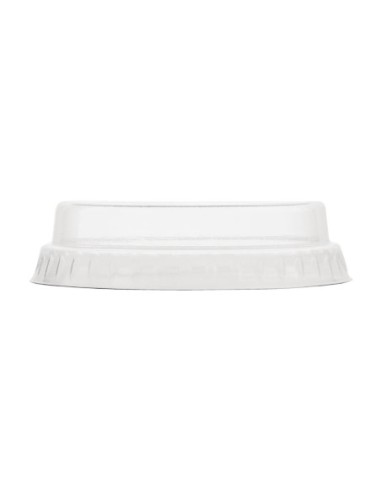 Couvercles plats pleins compostables en PLA Vegware 20 cl (Lot de 1000)