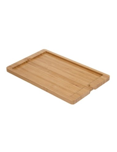 Planche support en bois Olympia pour plat en ardoise CM063 330x210x15mm