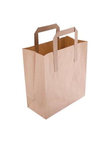 Petits sacs en papier recyclé marron Fiesta Compostable (lot de 250)