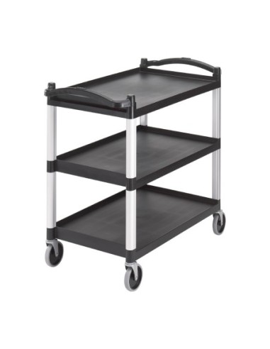 Grand chariot utilitaire noir Cambro