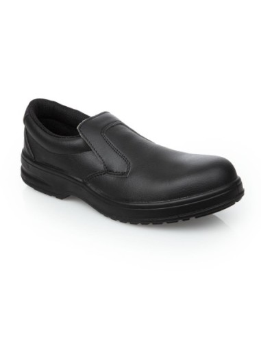 Mocassins de sécurité Slipbuster Lite noirs 36