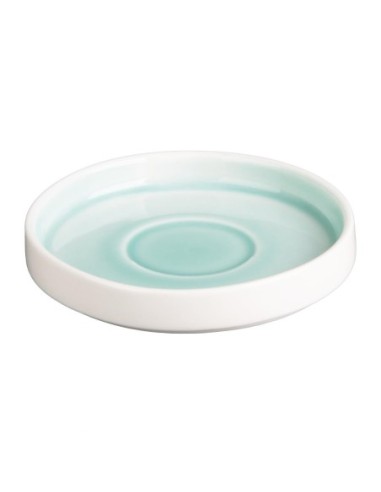 Soucoupes Olympia Fondant vertes 115mm (lot de 6)