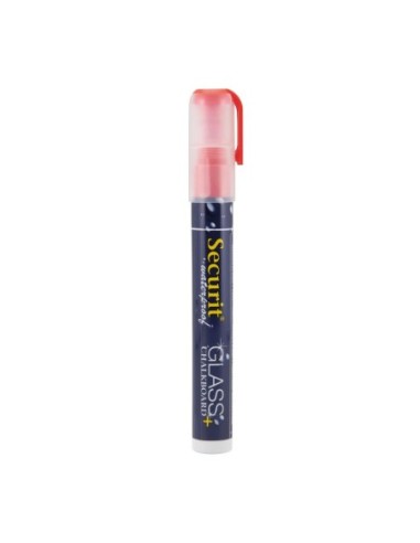 Marqueur craie waterproof Securit (verre+ ardoise) pointe 2-6mm rouge