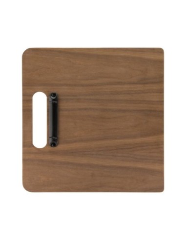 Planche porte-menu à anneaux Securit gamme Walnut