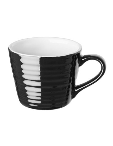 Mugs Aroma Olympia Café noirs 230ml (lot de 6)