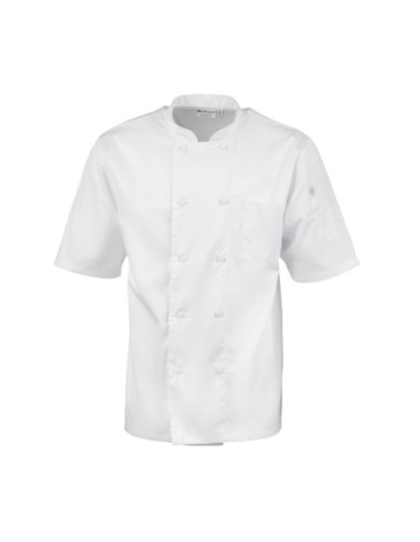 Veste de cuisine mixte blanche Chef Works Montreal Cool Vent L