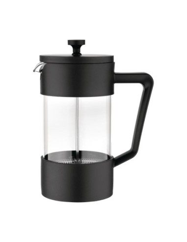 Cafetière à piston noire Olympia / tasses