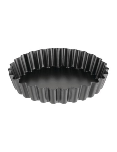 Moule à tartelette cannelé antiadhésif avec fond amovible Vogue 10 cm (x3)