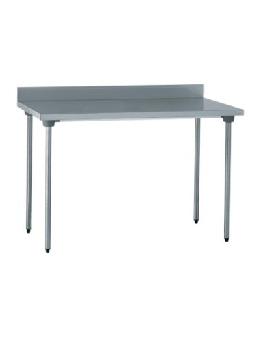 Table de préparation inox avec dosseret Tournus 1800mm