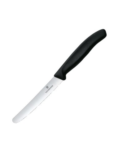 Couteau à tomate denté Victorinox 11cm noir