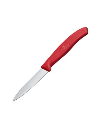 Couteau d'office pointu Victorinox 8cm rouge