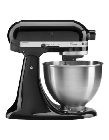 Batteur tête inclinable Classic KitchenAid 4,3L noir 5K45SSEOB