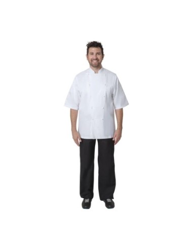 Veste chef unisexe Chef Works Executive Capri blanche EU56