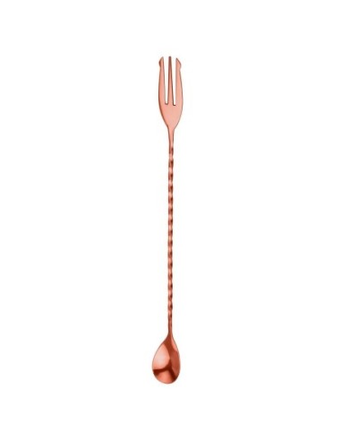 Cuillère à mélange trident Mezclar Beaumont cuivrée