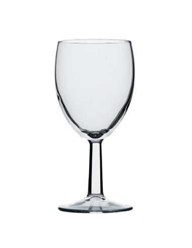 Verres à pied Utopia Saxon 250 ml marqués CE à 175 ml (lot de 48)