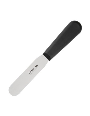 Couteau spatule à lame droite Hygiplas noir 100mm