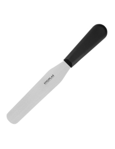 Couteau spatule à lame droite Hygiplas noir 150mm