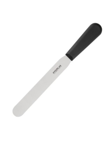 Couteau spatule à lame droite Hygiplas noir 205mm