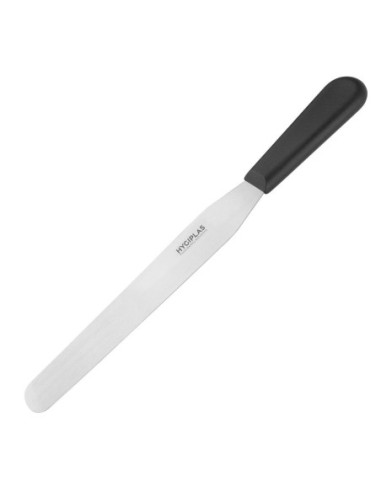 Couteau spatule à lame droite Hygiplas noir 255mm