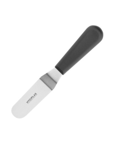 Couteau spatule coudé Hygiplas noir 100mm