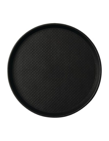 Plateau antidérapant Roltex Blackline rond 310mm noir