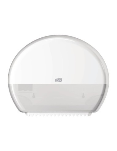 Distributeur de papier toilette Mini Jumbo Tork blanc