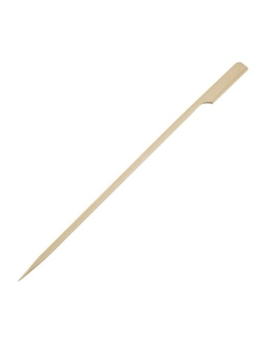 Brochettes biodégradables en bambou Fiesta Compostable 210mm (Lot de 100)