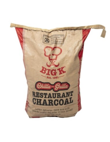 Charbon de bois naturel de restaurant Big K 12kg