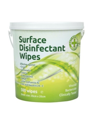 Boîte de lingettes désinfectantes de surface Ecotech (lot de 500)