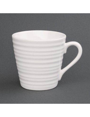 Mugs Aroma Olympia Cafe blancs 340 ml (lot de 6)