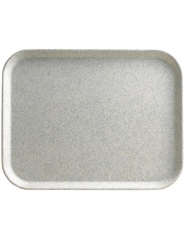 Plateau en polyester Versalite Cambro gris moucheté 430mm