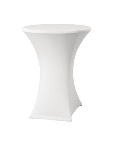 Housse de table extensible Samba blanche D2