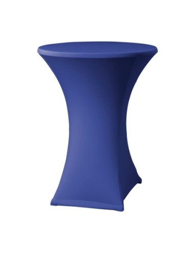 Housse de table extensible Samba bleue D2