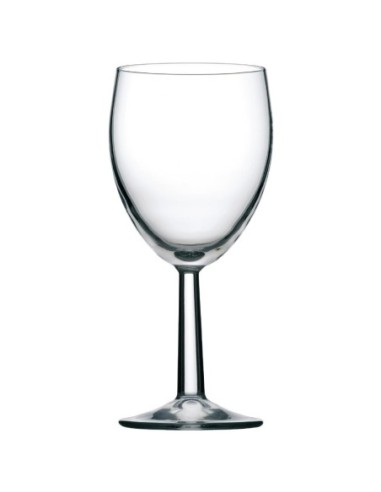 Verres à pied Utopia Saxon 340 ml marqués à 125 ml 175 ml et 250 ml (lot de 48)