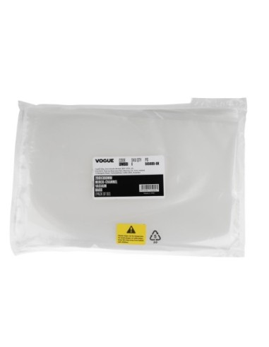 Sacs d emballage sous vide Vogue 200 x 300mm gaufrés (Lot de 50)