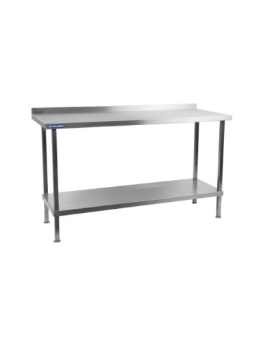 Table murale en acier inoxydable Holmes avec dosseret 1500 mm