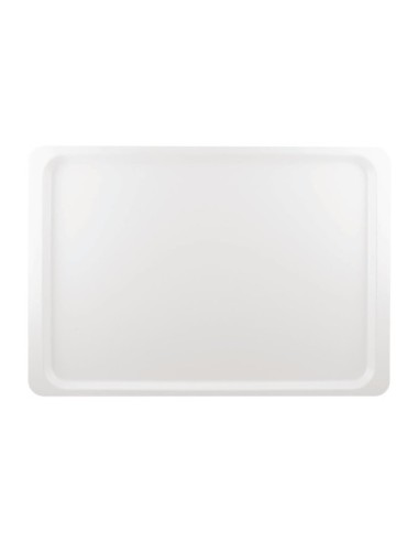 Plateau de service en polyester Roltex Euronorme 530 x 370mm blanc