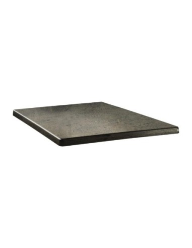 Plateau de table rond Topalit Classic Line 80cm béton