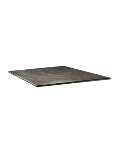 Plateau de table carré Topalit Smartline 70x70cm timber