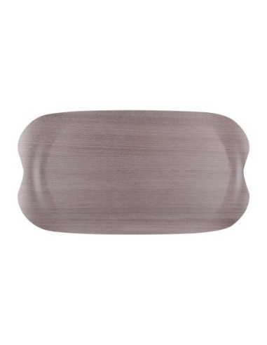 Plateau de service Roltex Wave 43x23cm bois gris veiné