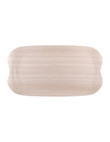 Plateau de service Roltex Wave 43x23cm bois clair veiné