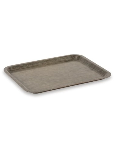 Plateau de service en mélamine Roltex 265x325mm wengé