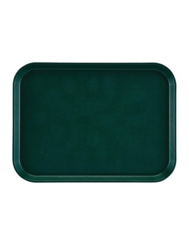 Plateau antidérapant rectangulaire en fibre de verre Cambro EpicTread vert 415 mm