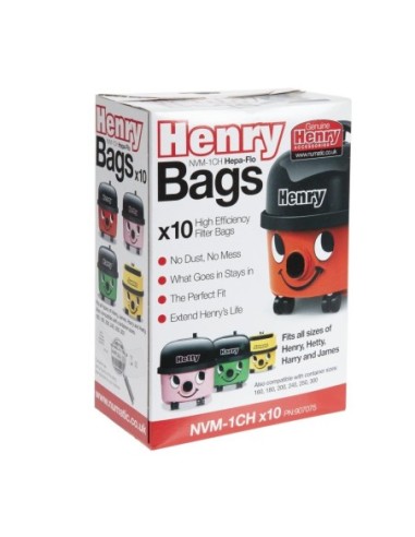 Sacs aspirateur Henry Numatic  (Lot de 10)