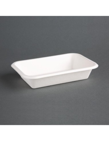 Barquettes compostables en bagasse Fiesta Compostable 455ml (lot de 50)