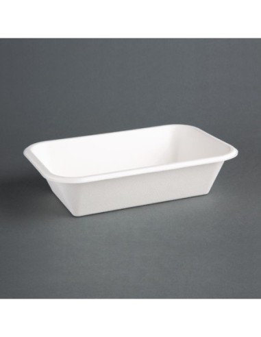 Barquettes compostables en bagasse Fiesta Compostable 910ml (lot de 50)