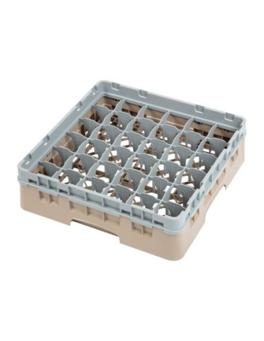 Casier à verres 36 compartiments Camrack Cambro beige hauteur max 92mm