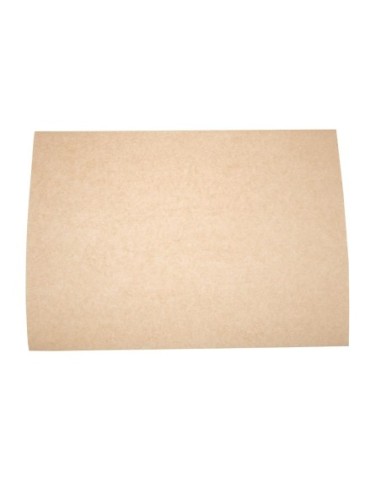 Papier sulfurisé non blanchi compostable Vegware 38 x 27,5 cm  (Lot de 500)